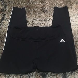 Adidas iconic 3-STRIPES 7/8 Climalite Tights Size L